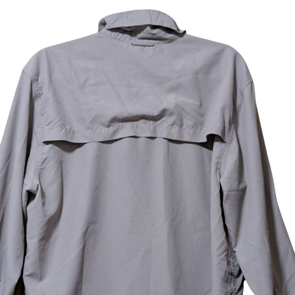 Eddie Bauer long sleeve fishing shirt men's size Medium Performance mesh outdoor - Picture 9 of 10